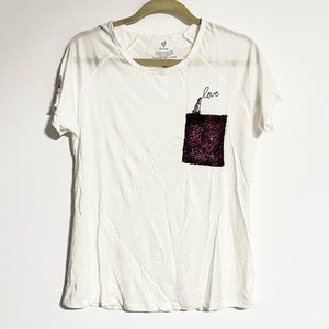 Younique Sequin T-Shirt size large